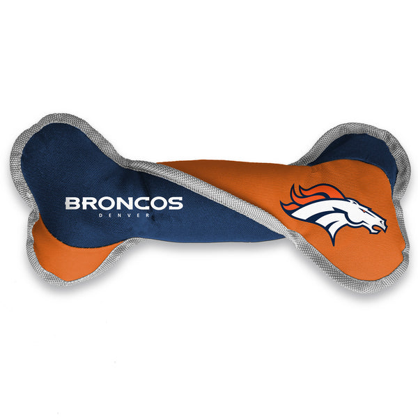littlearth Denver Broncos Pet Tug Bone