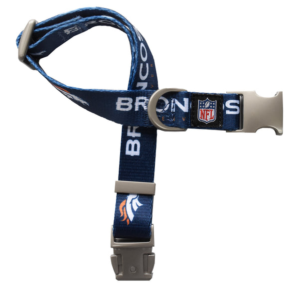 littlearth Denver Broncos Premium Pet Collar