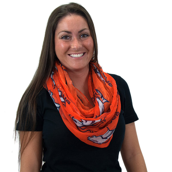 Littlearth Denver Broncos Sheer Infinity Scarf
