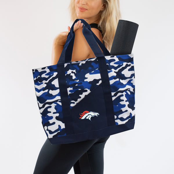 Littlearth Denver Broncos Super-Duty Camo Tote
