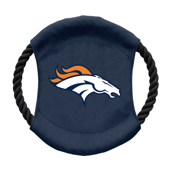 littlearth Denver Broncos Team Flying Disc Pet Toy