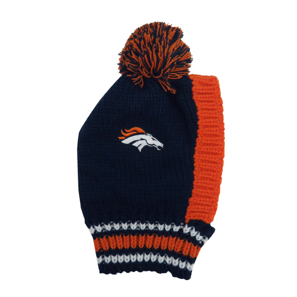 littlearth Denver Broncos Team Pet Knit Hat