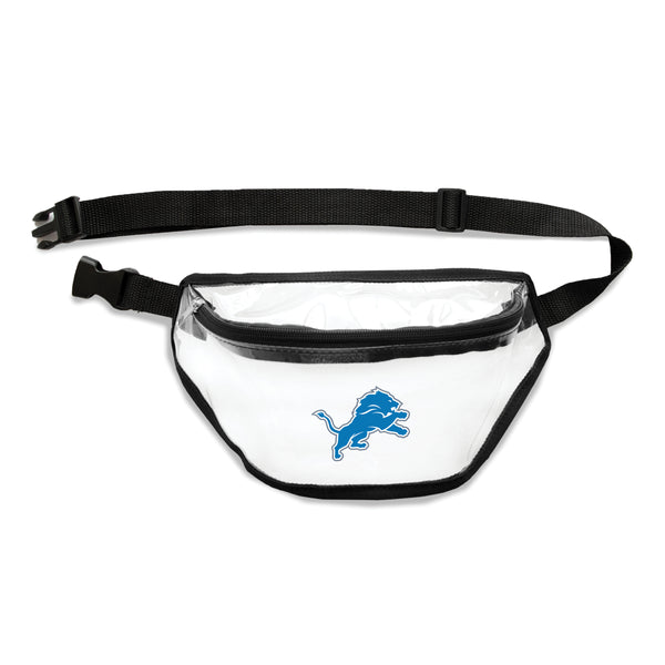 littlearth Detroit Lions Clear Fanny Pack