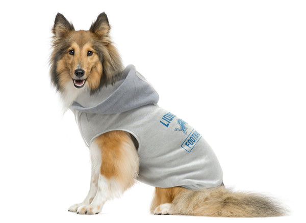 Littlearth Detroit Lions Pet Hooded Crewneck