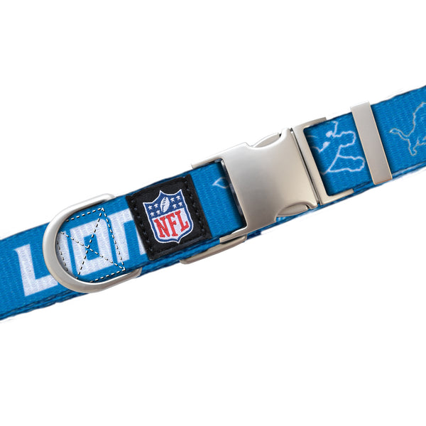 Littlearth Detroit Lions Premium Pet Collar