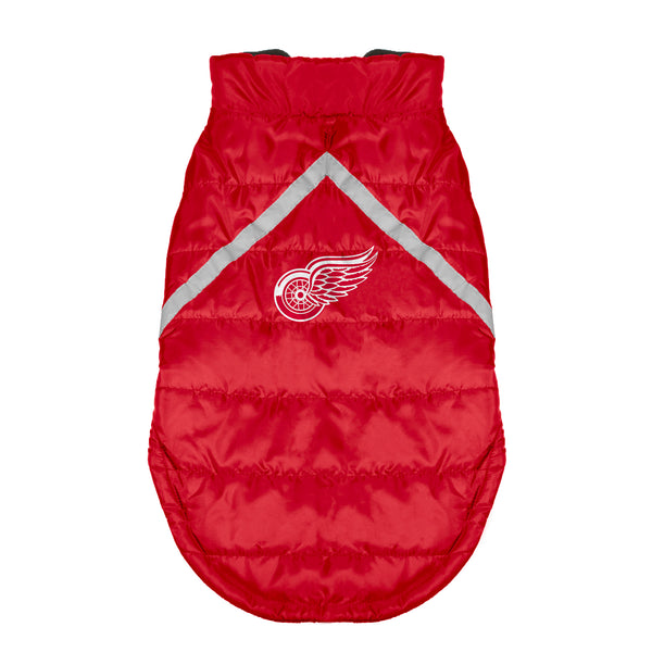 littlearth Detroit Red Wings Pet Puffer Vest