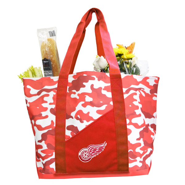 Littlearth Detroit Red Wings Super-Duty Camo Tote