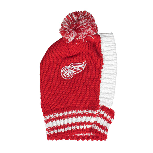 littlearth Detroit Red Wings Team Pet Knit Hat