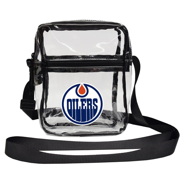 littlearth Edmonton Oilers Clear Sideline Purse