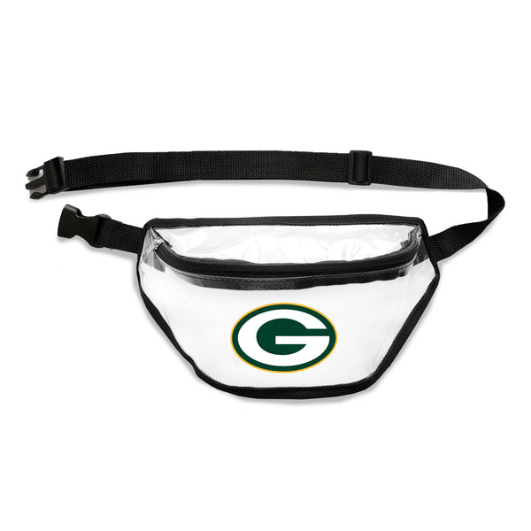littlearth Green Bay Packers Clear Fanny Pack