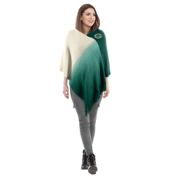 Littlearth Green Bay Packers Dip Dye Poncho