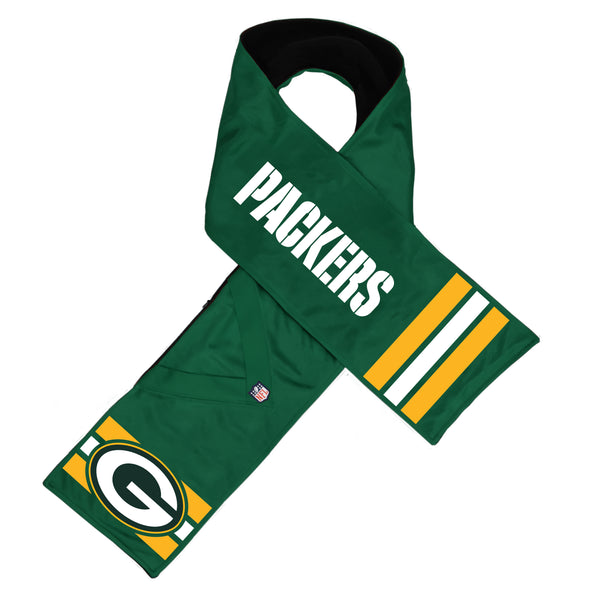 littlearth Green Bay Packers Hero Jersey Scarf