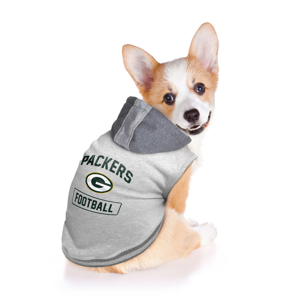 Littlearth Green Bay Packers Pet Hooded Crewneck