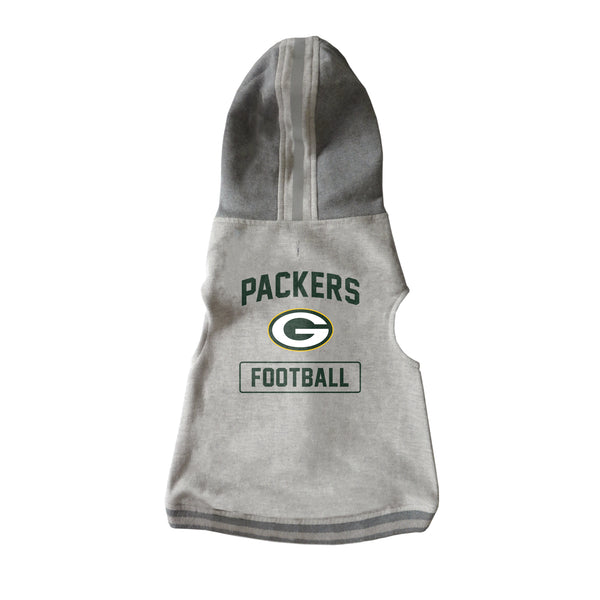 littlearth Green Bay Packers Pet Hooded Crewneck