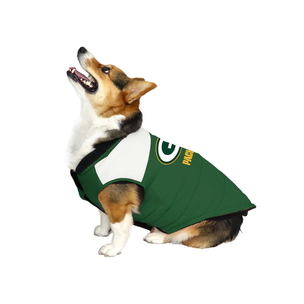 Littlearth Green Bay Packers Pet Parka Puff Vest