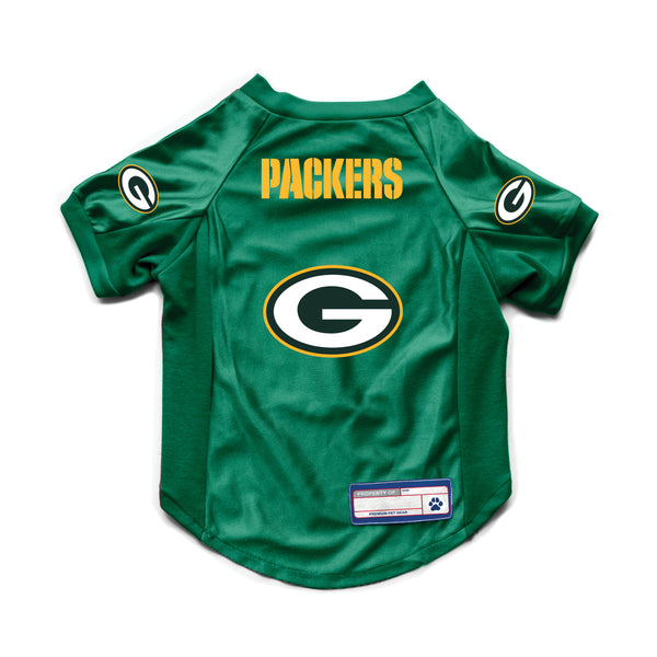littlearth Green Bay Packers Pet Stretch Jersey