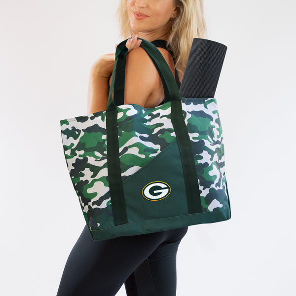 Littlearth Green Bay Packers Super-Duty Camo Tote