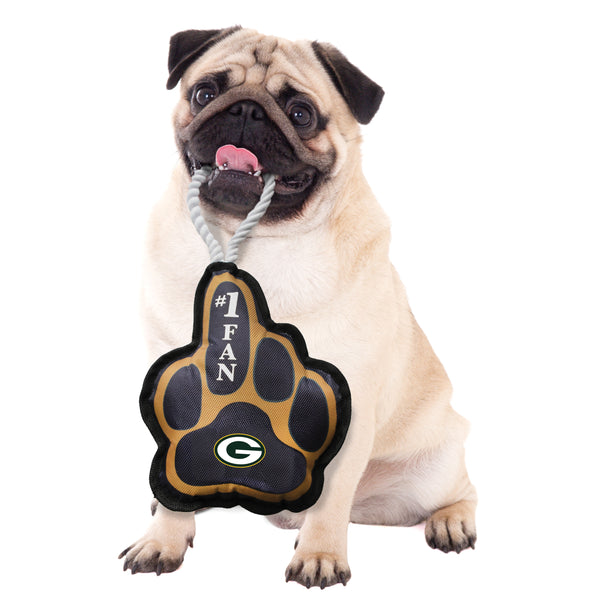 Littlearth Green Bay Packers Super Fan Pet Toy