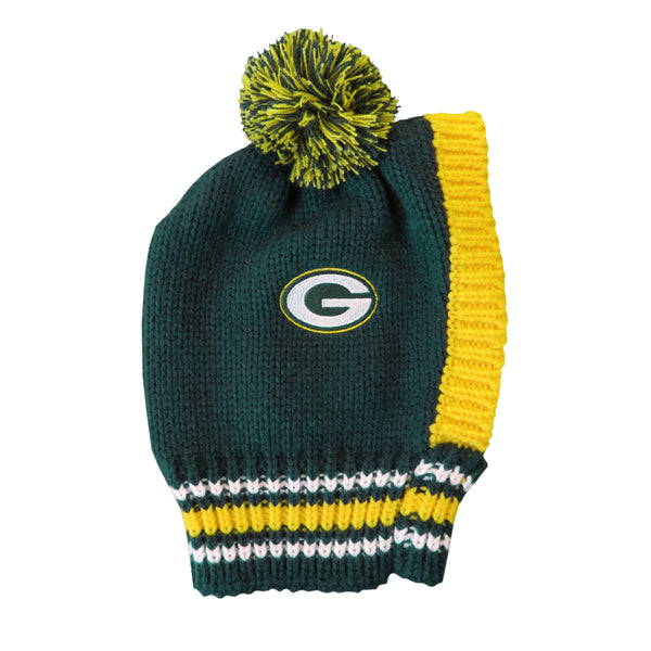 littlearth Green Bay Packers Team Pet Knit Hat