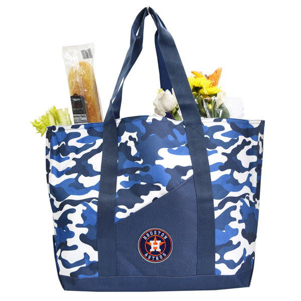 Littlearth Houston Astros Super-Duty Camo Tote