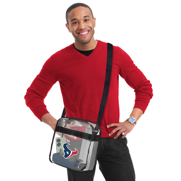 Littlearth Houston Texans Clear Carryall Crossbody
