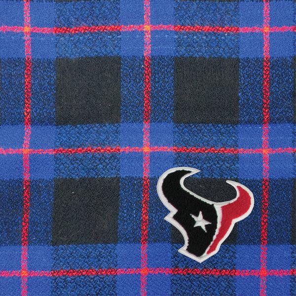 Littlearth Houston Texans Plaid Blanket Scarf