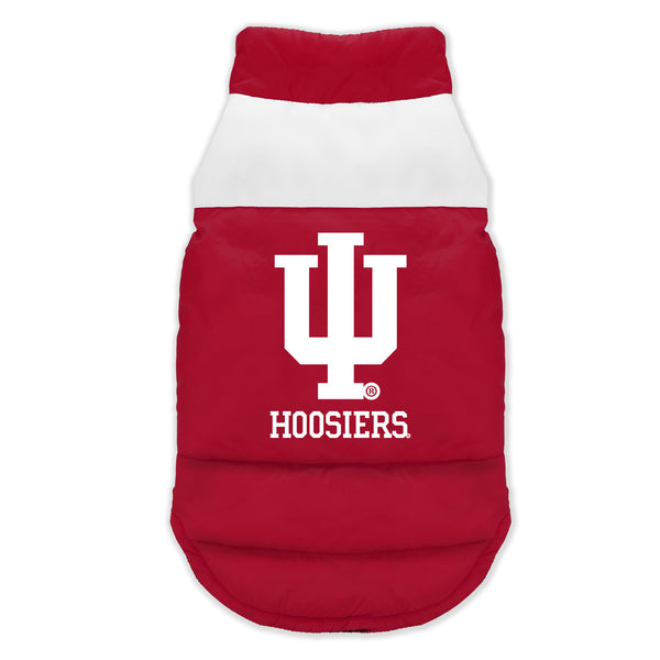 littlearth Indiana University Pet Parka Puff Vest