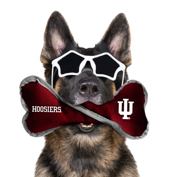 Littlearth Indiana University Pet Tug Bone