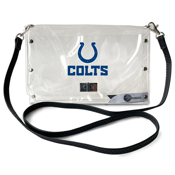 littlearth Indianapolis Colts Clear Envelope Purse