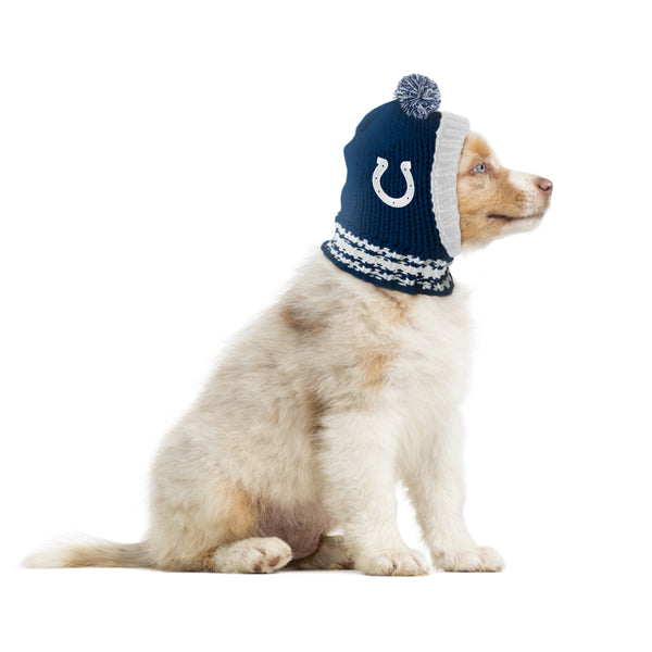 Littlearth Indianapolis Colts Team Pet Knit Hat