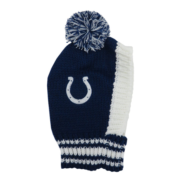 littlearth Indianapolis Colts Team Pet Knit Hat