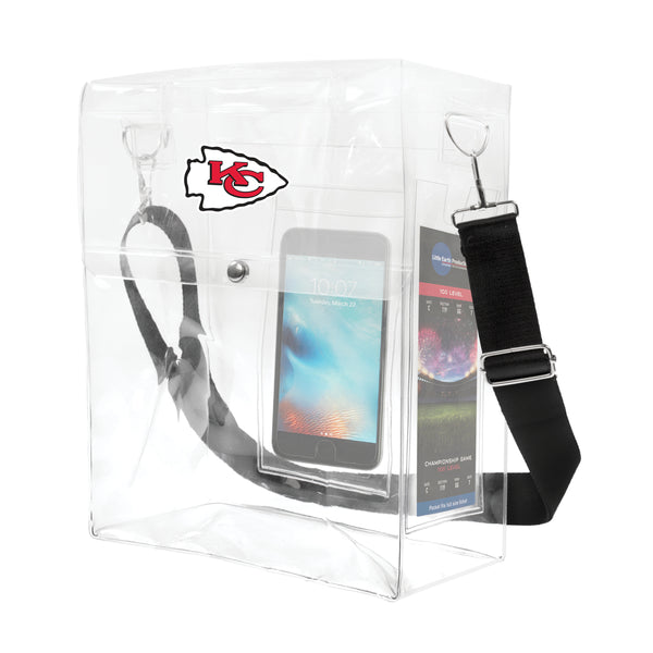 Littlearth Kansas City Chiefs Clear Ticket Satchel