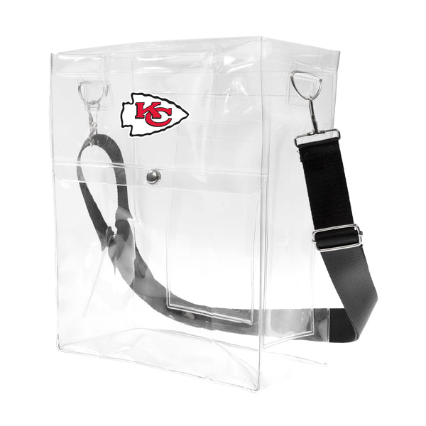 littlearth Kansas City Chiefs Clear Ticket Satchel