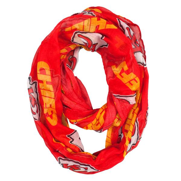 littlearth Kansas City Chiefs Sheer Infinity Scarf