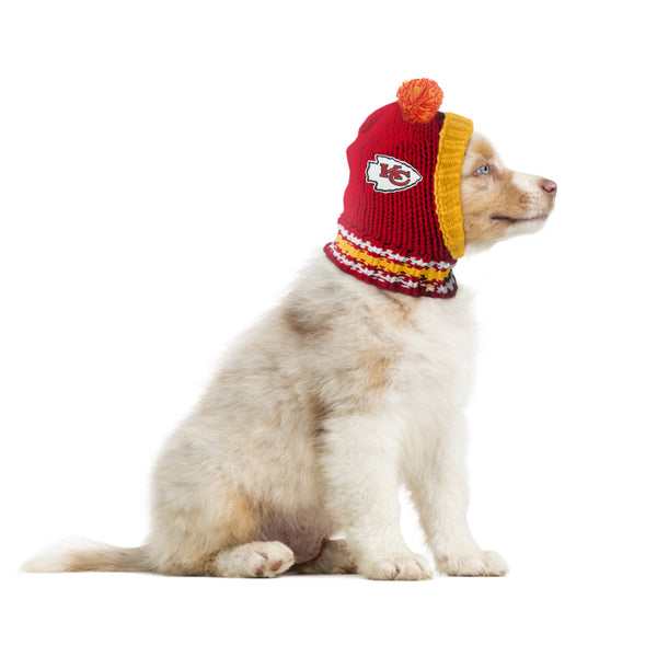 Littlearth Kansas City Chiefs Team Pet Knit Hat