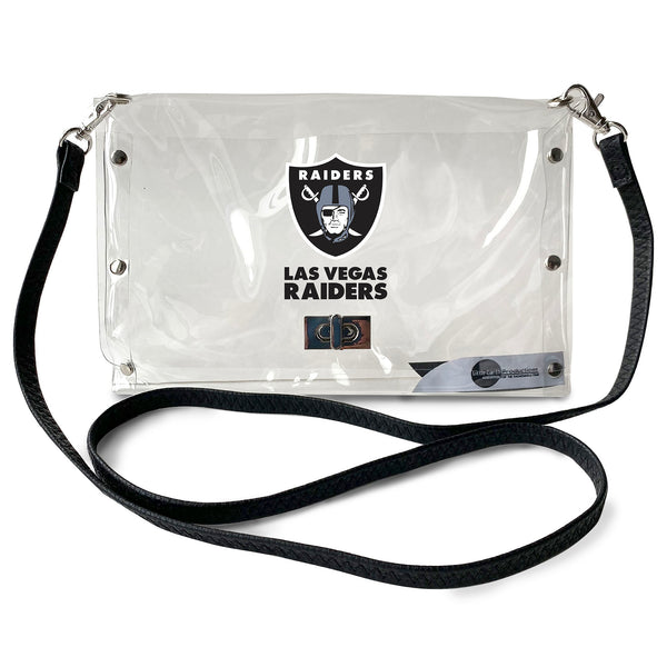 littlearth Las Vegas Raiders Clear Envelope Purse