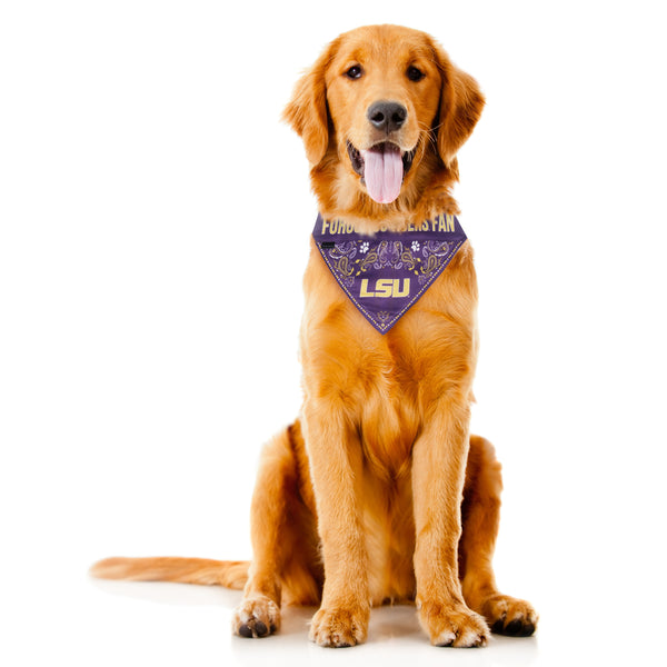 Littlearth Louisiana State University Pet Bandana