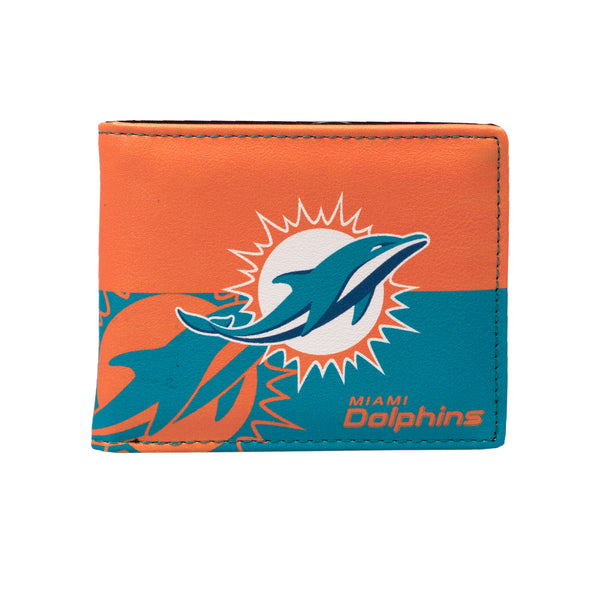 littlearth Miami Dolphins Bi-Fold Wallet