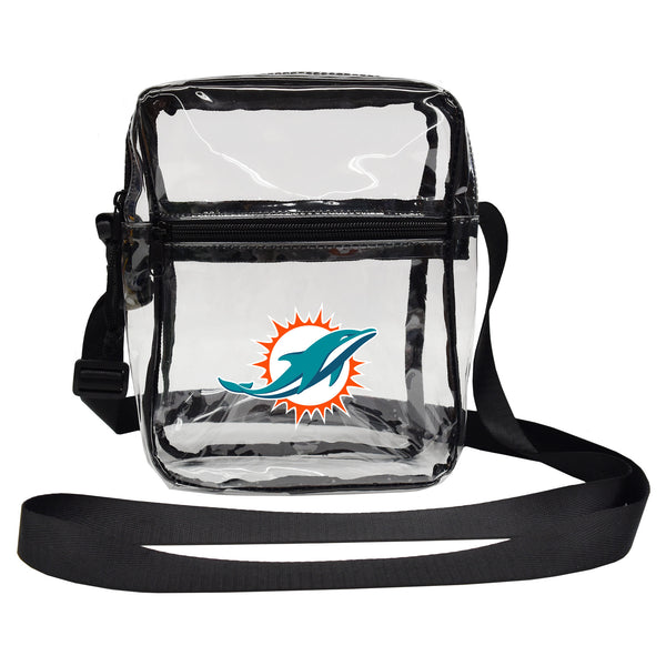 littlearth Miami Dolphins Clear Sideline Purse
