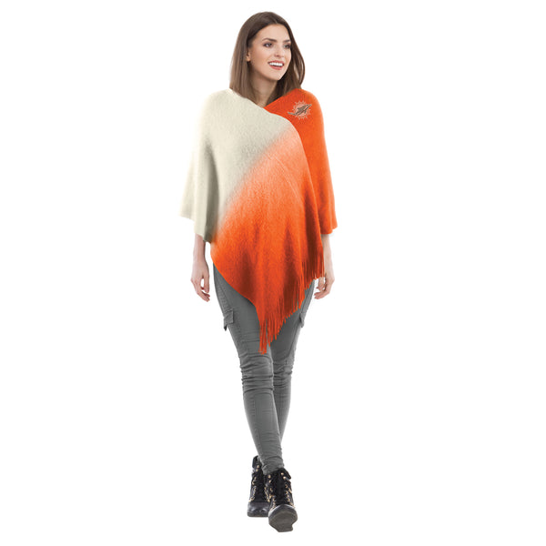 Littlearth Miami Dolphins Dip Dye Poncho