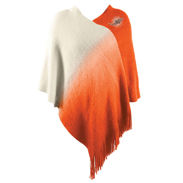 littlearth Miami Dolphins Dip Dye Poncho