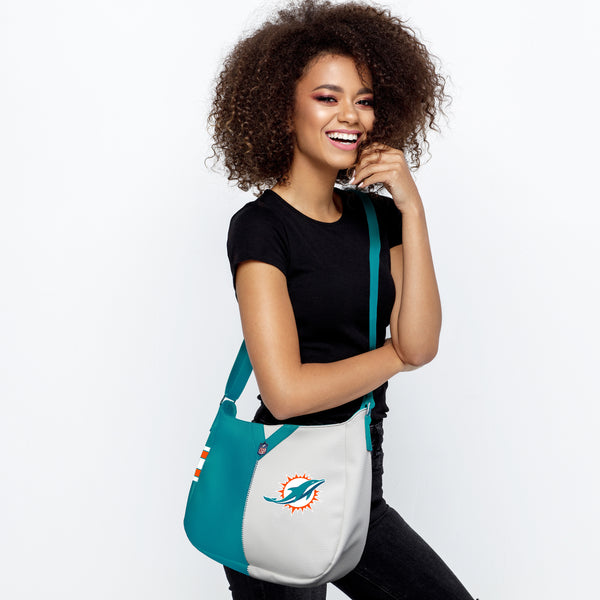 Littlearth Miami Dolphins Pebble Split Hobo