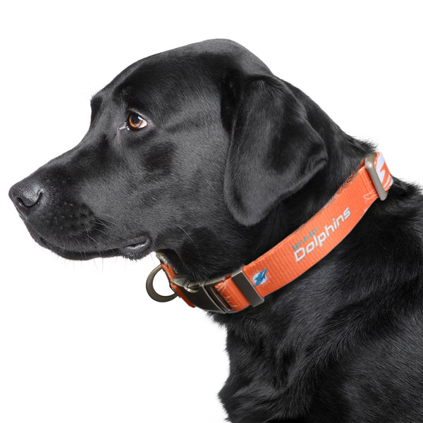 Littlearth Miami Dolphins Premium Pet Collar