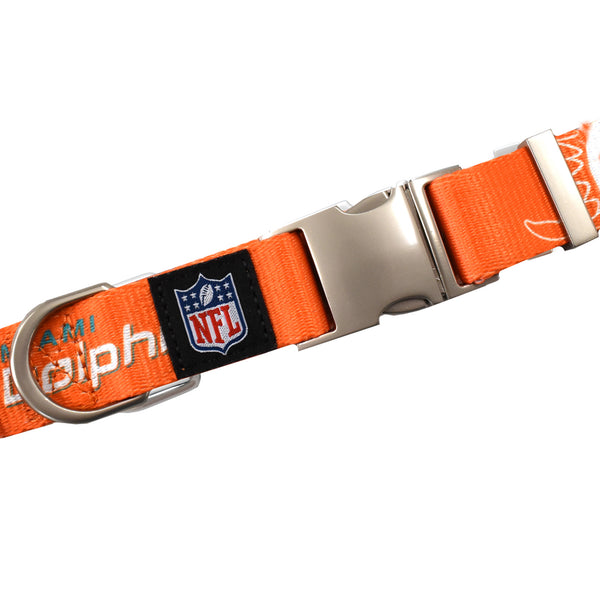 Littlearth Miami Dolphins Premium Pet Collar