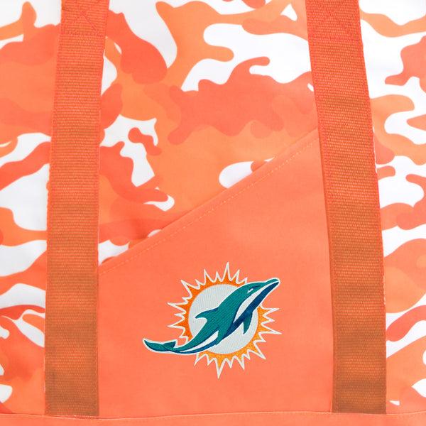 Littlearth Miami Dolphins Super-Duty Camo Tote