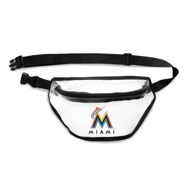littlearth Miami Marlins Clear Fanny Pack