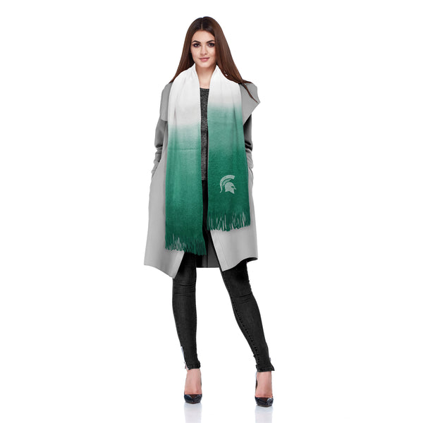 Littlearth Michigan State University Dip Dye Scarf