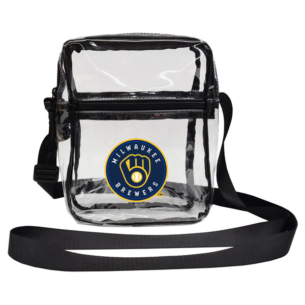 littlearth Milwaukee Brewers Clear Sideline Purse