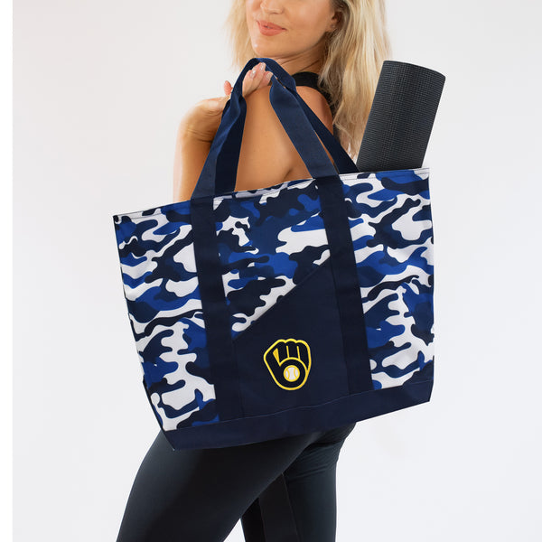 Littlearth Milwaukee Brewers Super-Duty Camo Tote