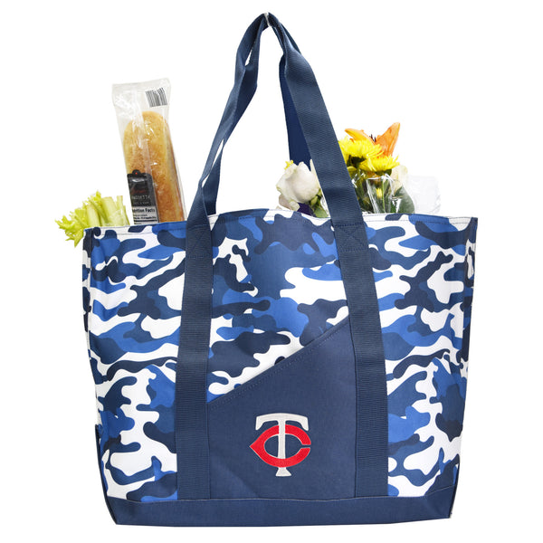 Littlearth Minnesota Twins Super-Duty Camo Tote